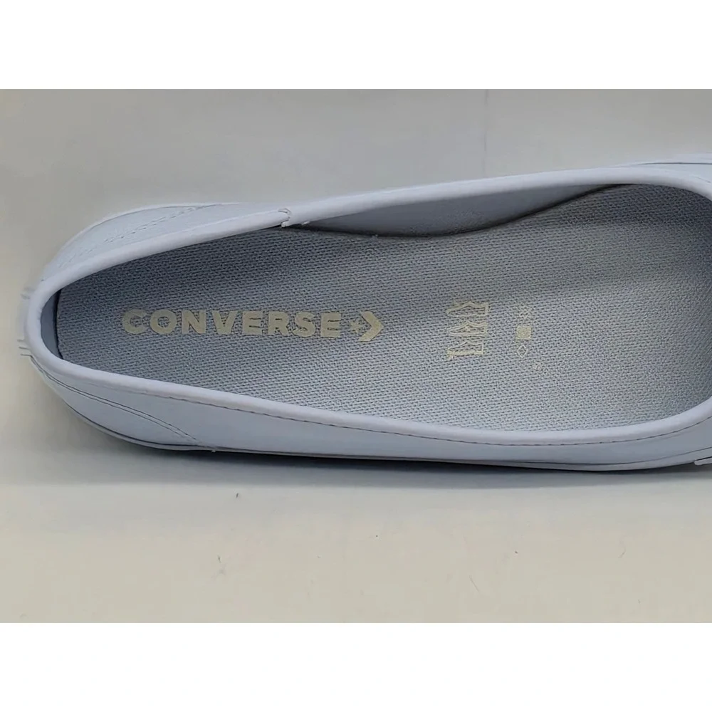Converse CTAS Dainty Ballerina Shoes Women 10 Blue Patent Leather A14853C